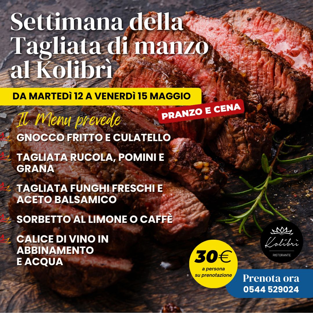 Settimana della Tagliata di Manzo