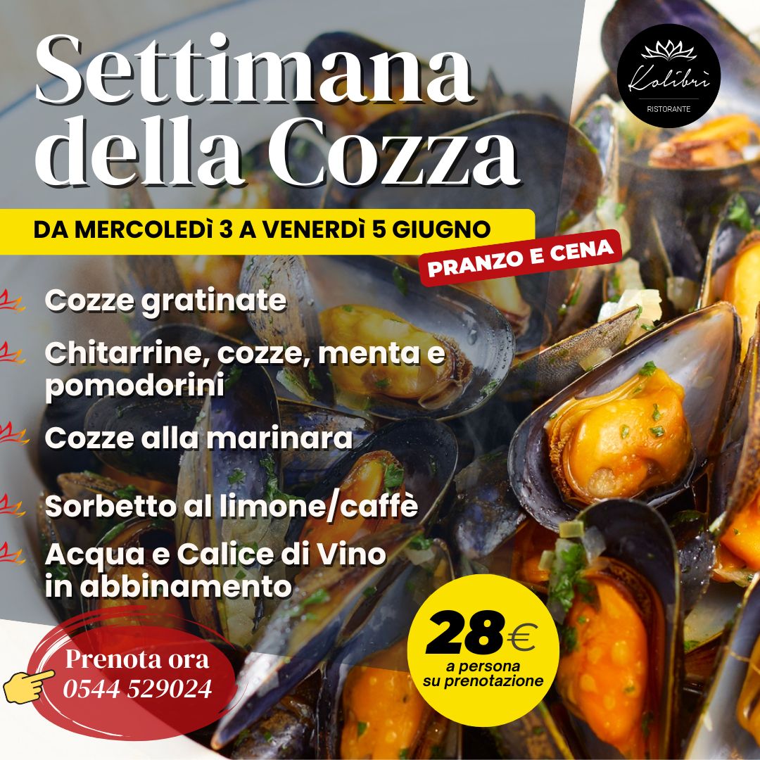 La cozza protagonista della settimana