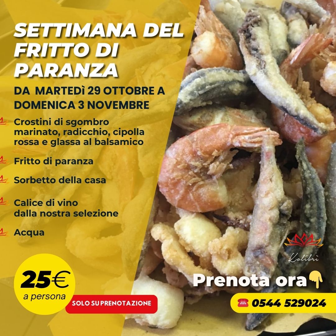  𝗦𝗲𝘁𝘁𝗶𝗺𝗮𝗻𝗮 𝗱𝗲𝗹 𝗳𝗿𝗶𝘁𝘁𝗼 𝗱𝗶 𝗽𝗮𝗿𝗮𝗻𝘇𝗮 𝗮𝗹 𝗞𝗼𝗹𝗶𝗯𝗿ì