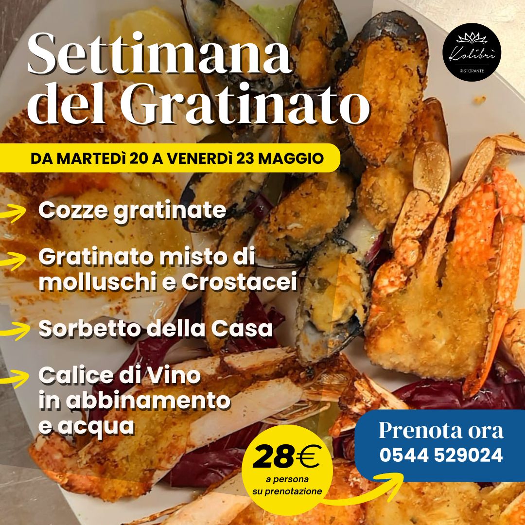 Settimana del Gratinato al Kolibrì