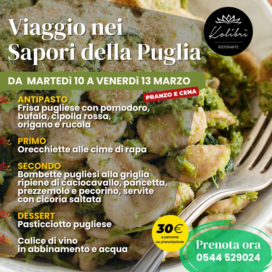 Viaggio nei Sapori della Puglia