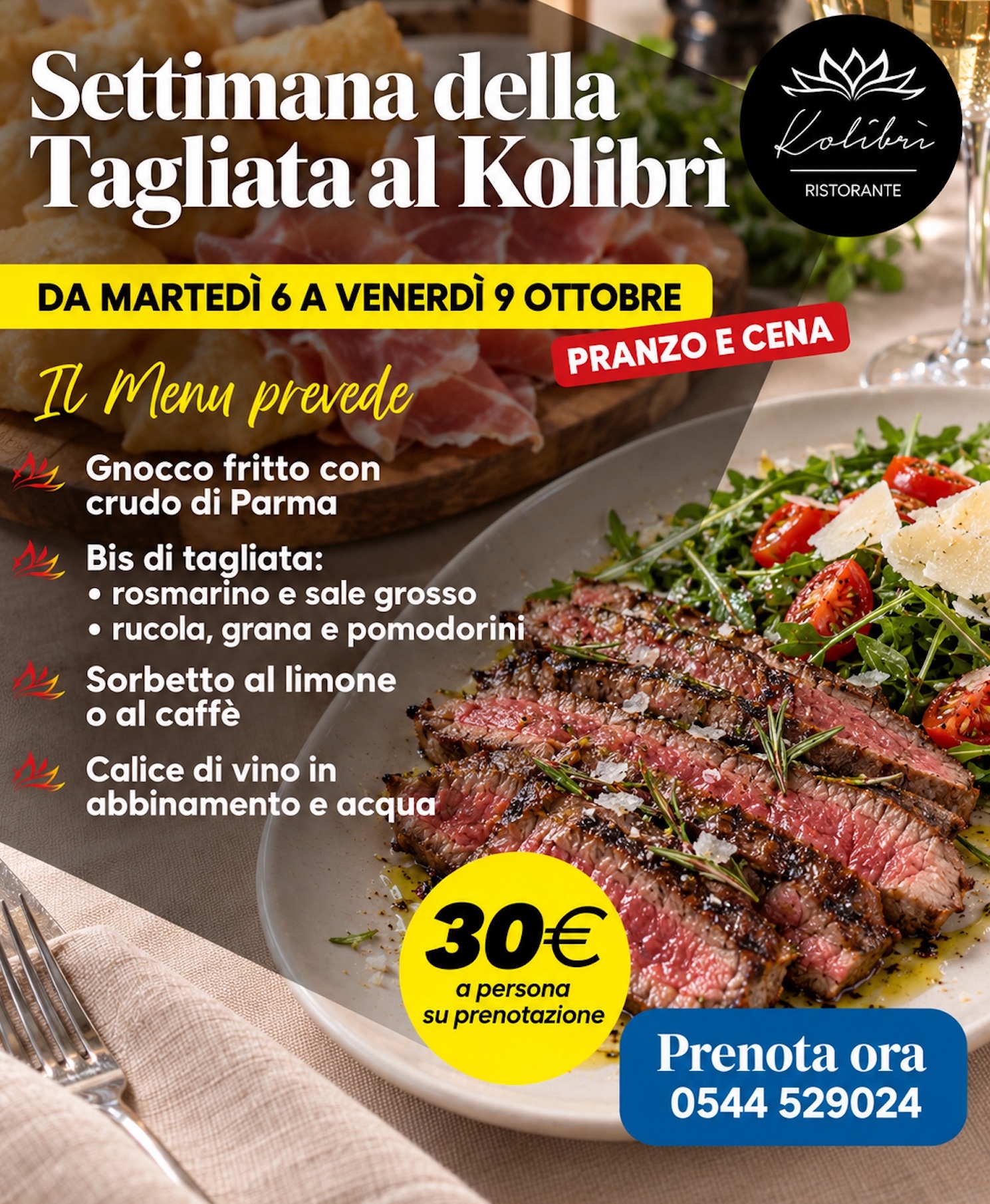 Settimana della Tagliata al Kolibrì