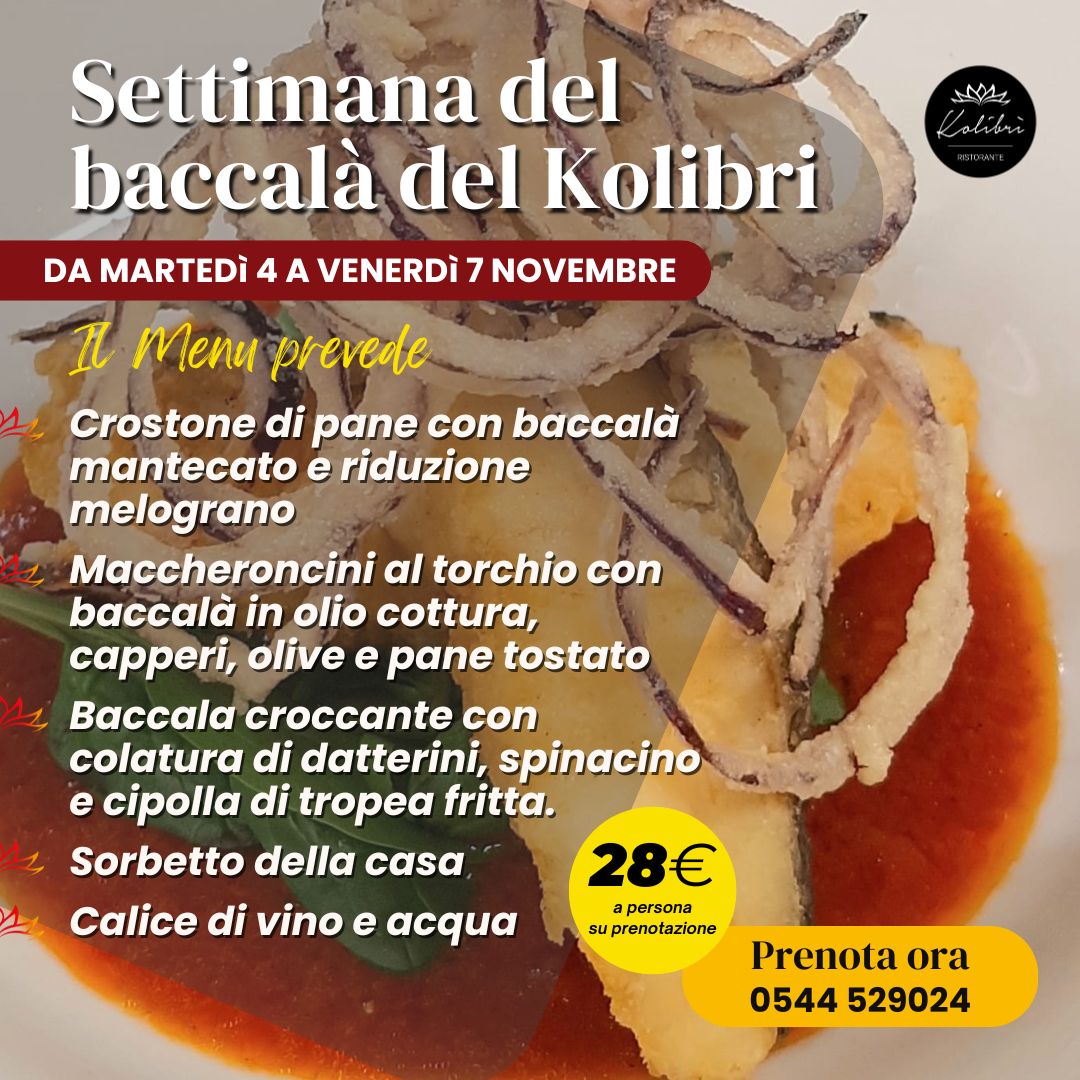 Settimana del Baccalà del Kolibrì