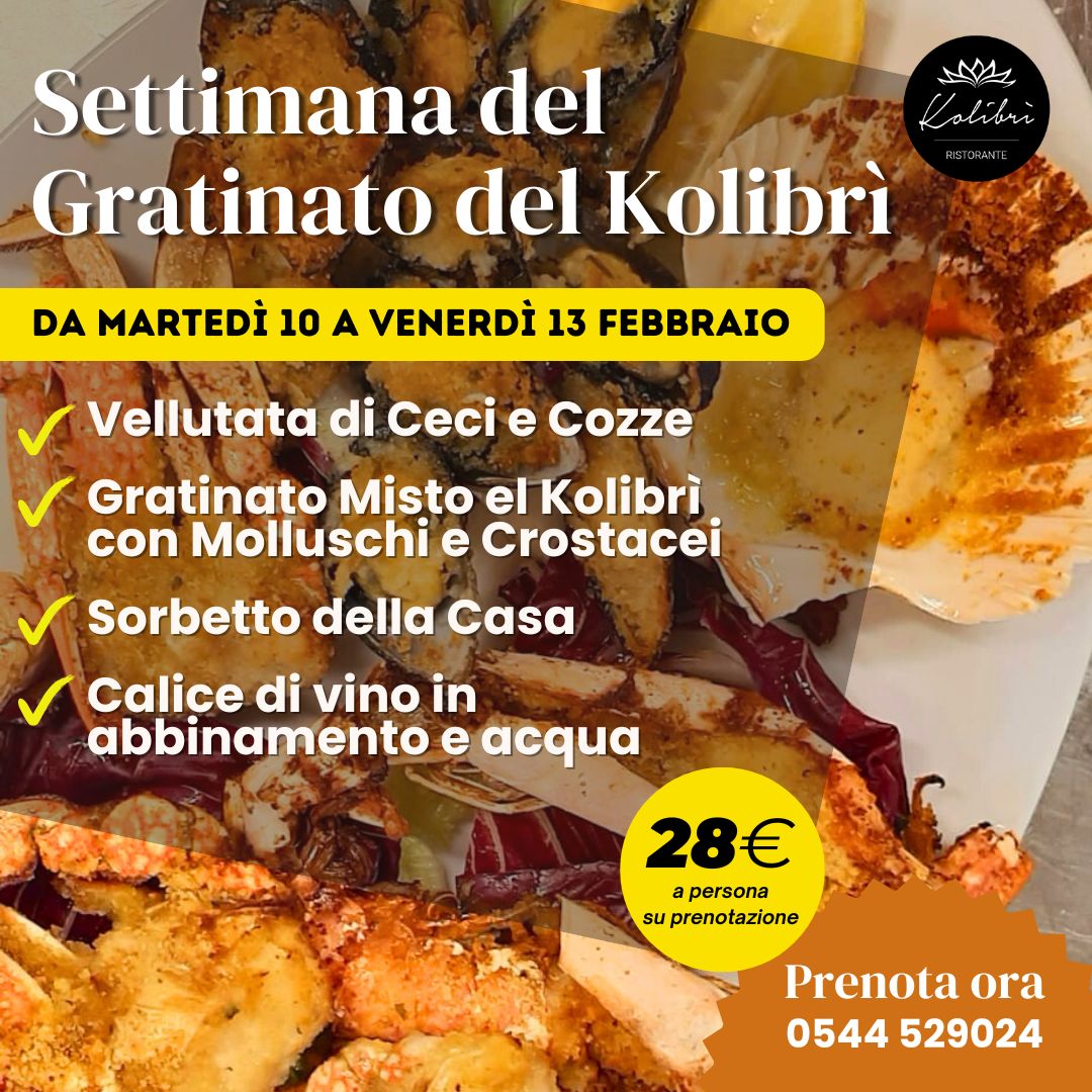 Settimana del Gratinato del Kolibrì