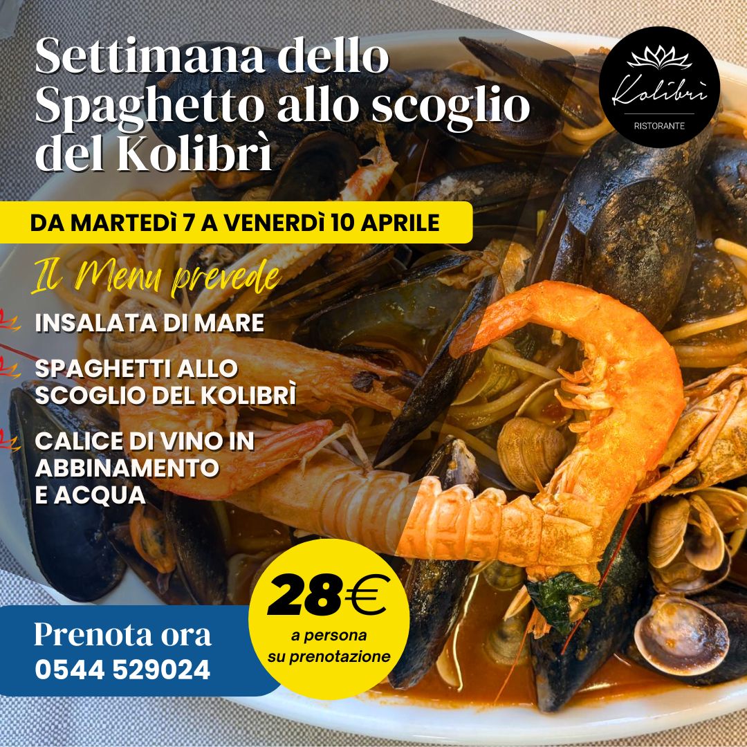 Settimana dello Spaghetto allo Scoglio